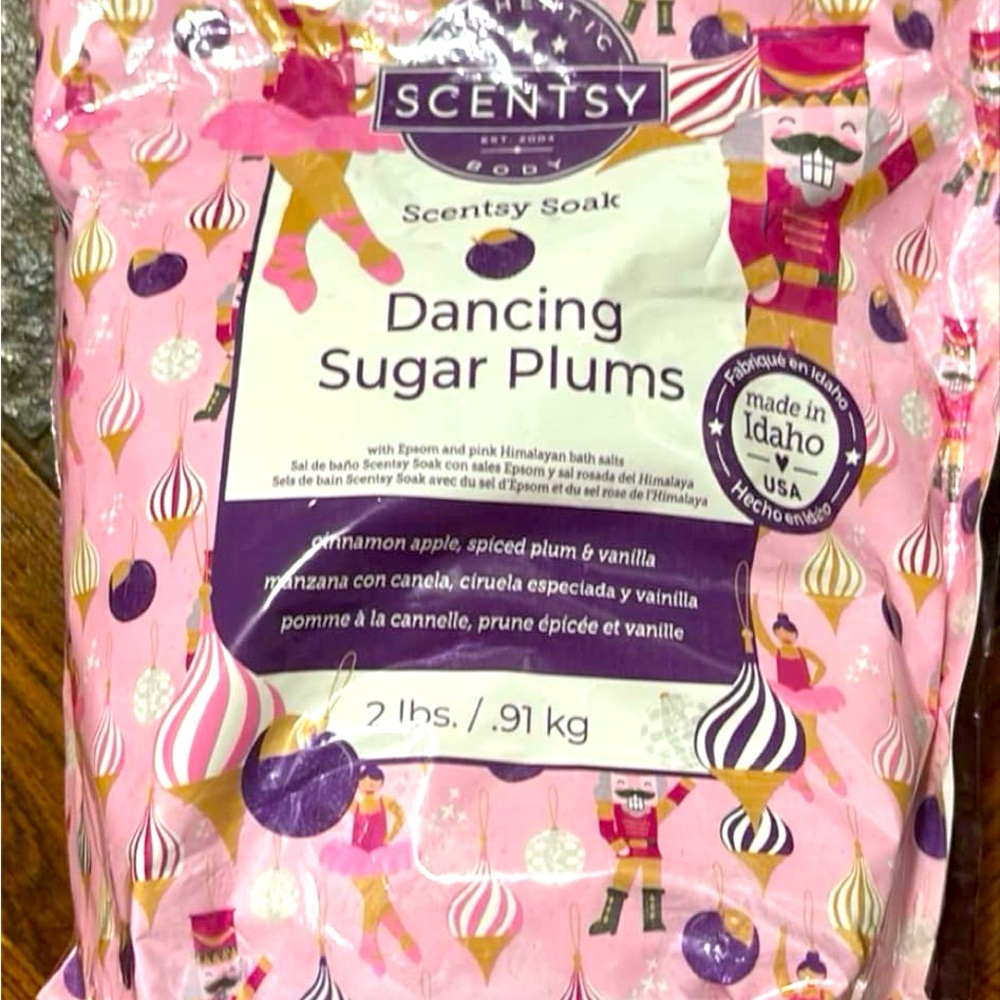 Scentsy soak Dancing sugar plums